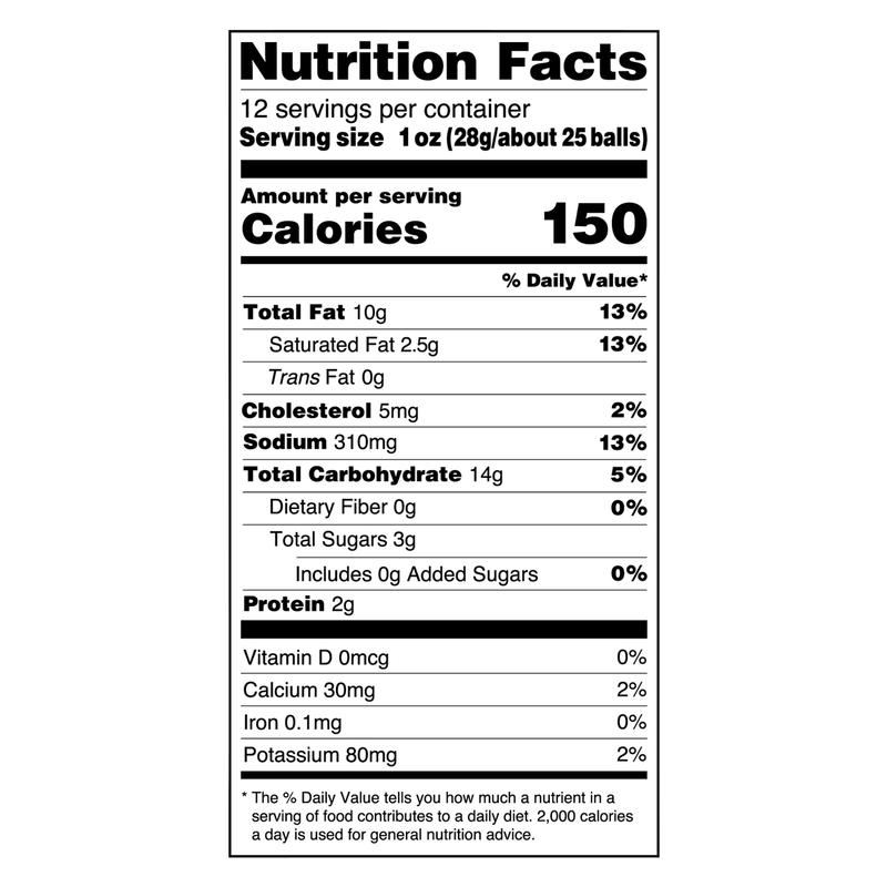 Utz Cheese Balls White Cheddar Baseballs 12oz