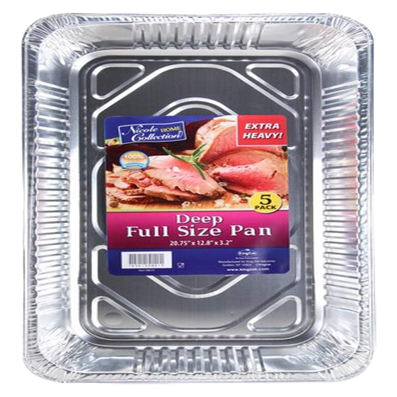 Full-Size Deep Aluminum Pan 5pk