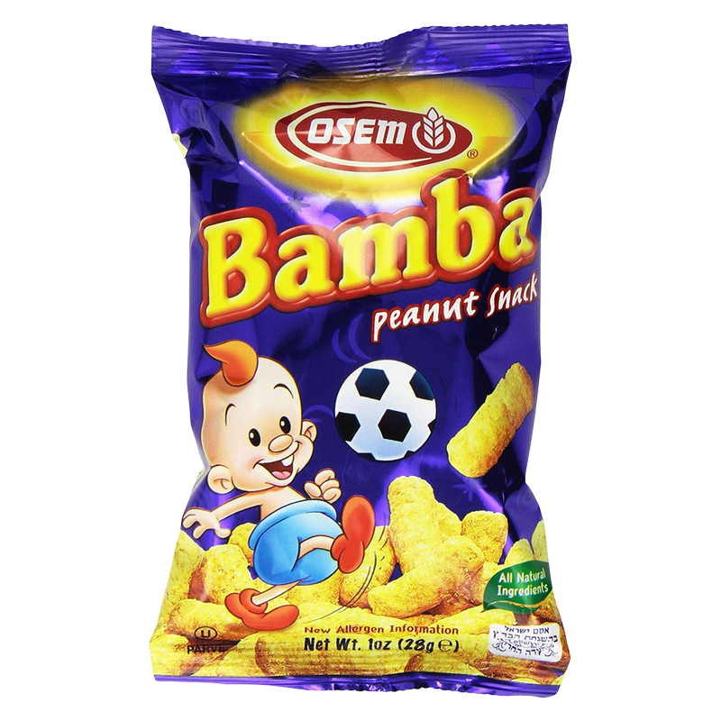 Osem Bamba Original Peanut Snacks 1oz