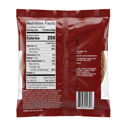 Crave Shoppe Big Chocolate Chip Cookie  2.25oz