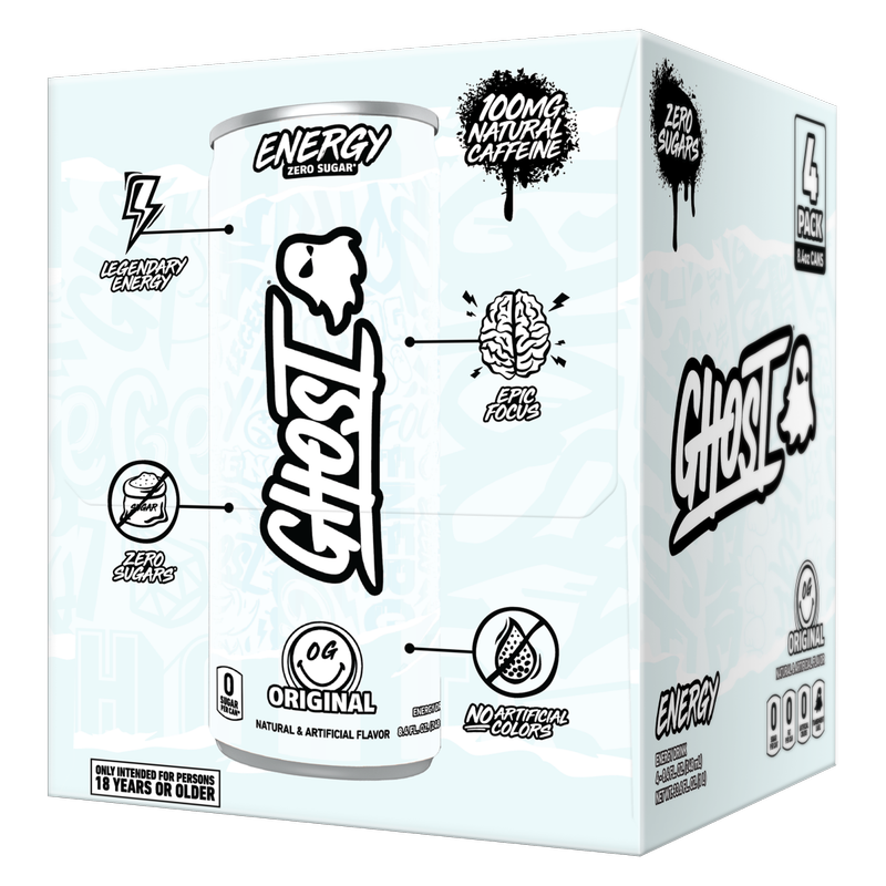 GHOST Energy Zero Sugar OG 4pk 8.4oz Can