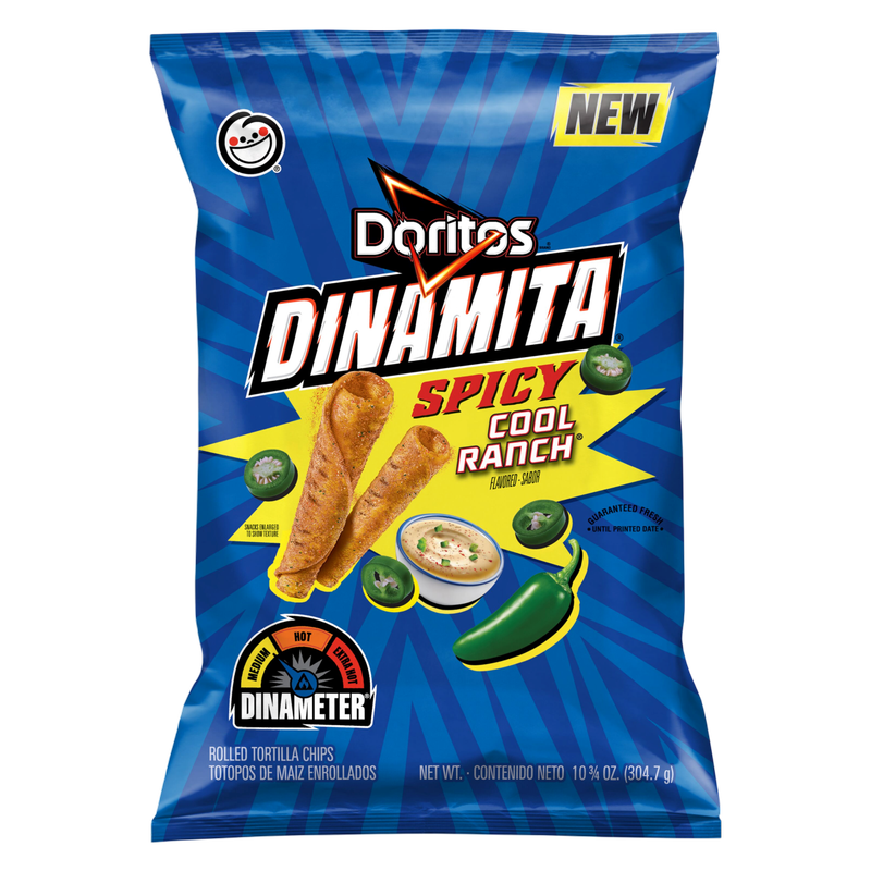 Doritos Dinamita Tortilla Chips Spicy Cool Ranch, 10.75oz