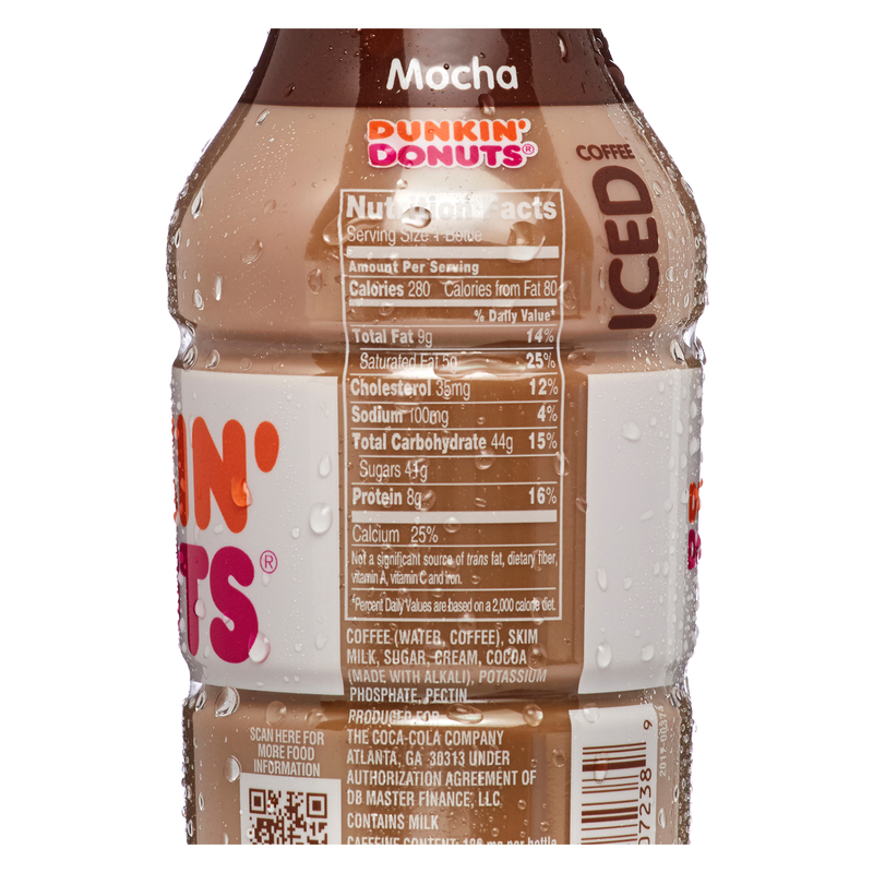 Dunkin' Mocha Iced Coffee 13.7oz Btl