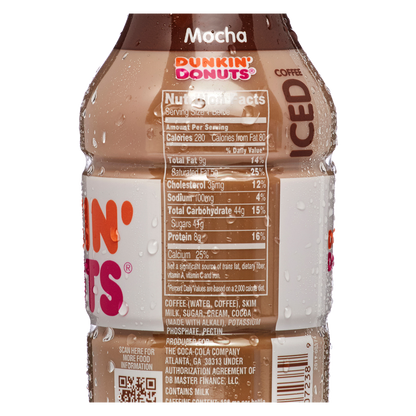 Dunkin' Mocha Iced Coffee 13.7oz Btl