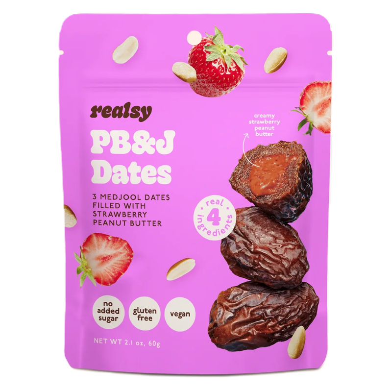 Realsy PB&J Filled Dates, 2.1 oz