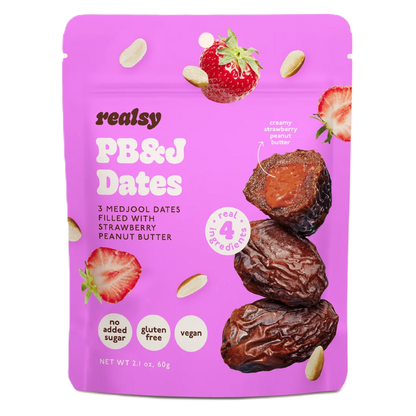 Realsy PB&J Filled Dates, 2.1 oz