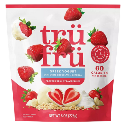 Tru Fru Frozen Greek Yogurt Strawberries 8oz