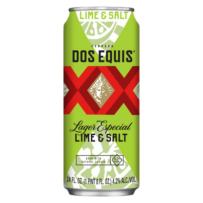 Dos Equis Lime & Salt Lager Single 24oz Can