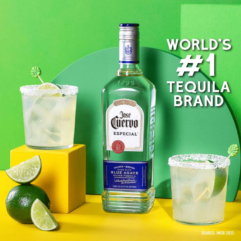 Jose Cuervo Especial Silver Tequila 750ml (80 Proof) - Jose Cuervo
