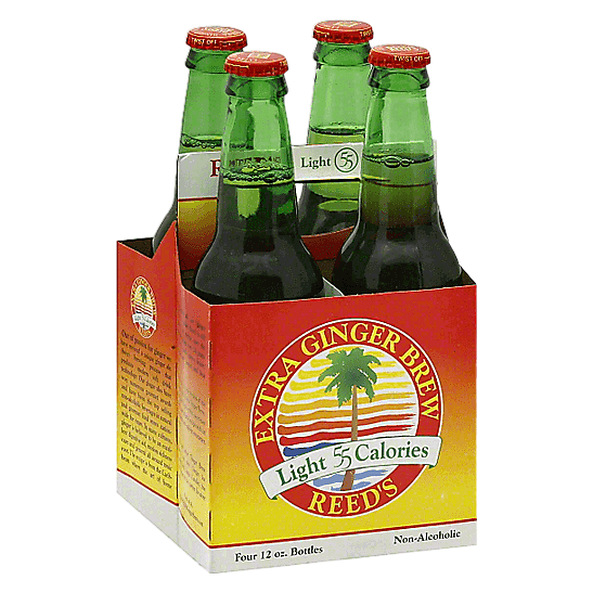 Reeds Extra Ginger Brew Light 4pk 12oz Can