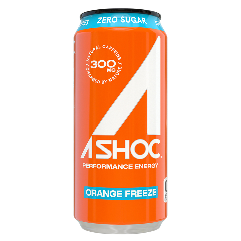 ASHOC Orange Freeze 16oz - Adrenaline Shoc – BevMo!