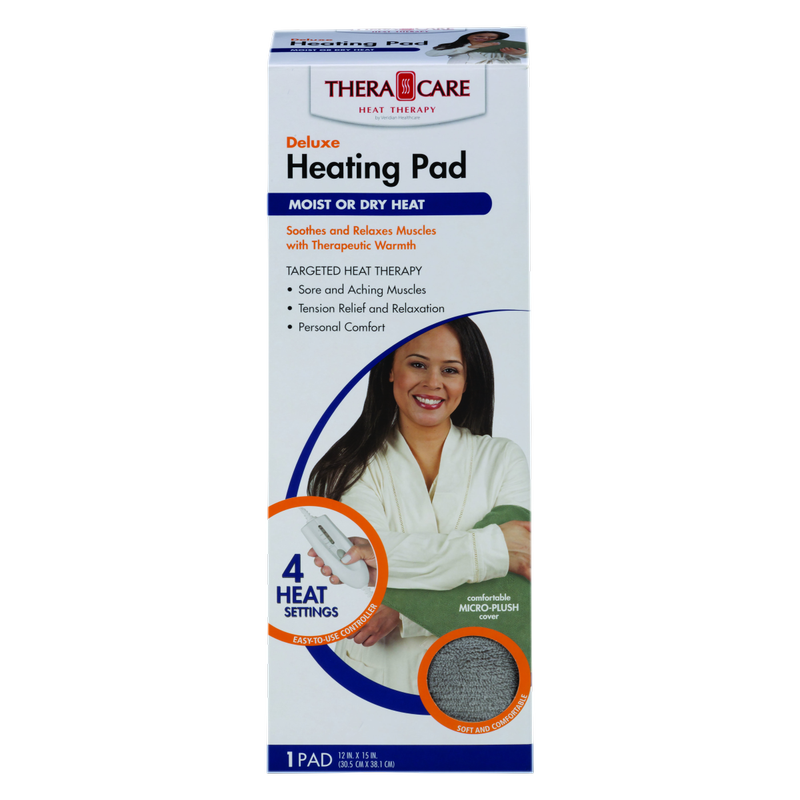 TheraCare Deluxe Heating Pad in Gray