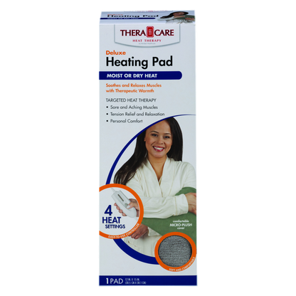 TheraCare Deluxe Heating Pad in Gray