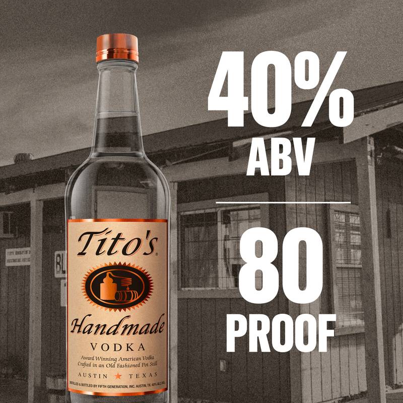 Tito's Handmade Vodka 12pk 50ml (80 Proof)