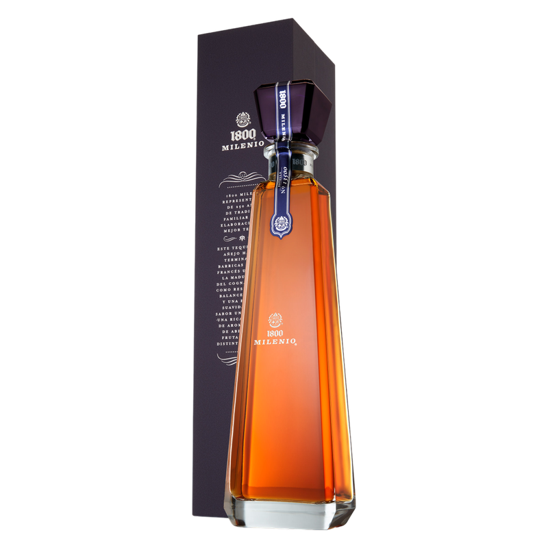 1800 Milenio Tequila Extra Añejo 750ml (80 Proof) - 1800 – BevMo! 1800 Milenio Tequila Extra Añejo 750ml (80 Proof) - 1800 – BevMo!