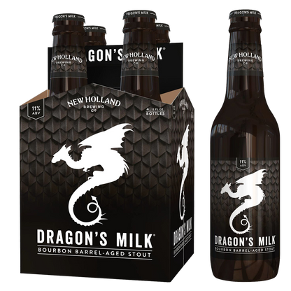 New Holland Dragon's Milk Bourbon Barrel Aged Stout 4pk 12oz Btl 11.0% ABV