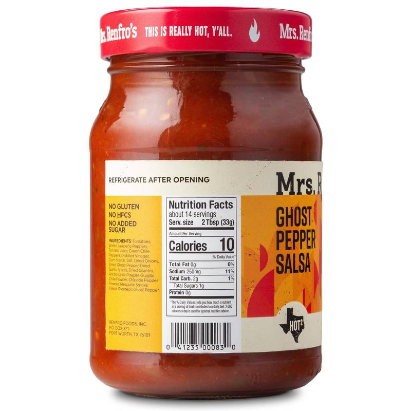 Mrs. Renfro's Ghost Pepper Salsa 16oz