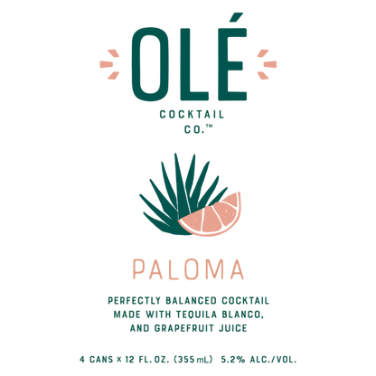 Ole Tequila Paloma 4pk 12oz Can