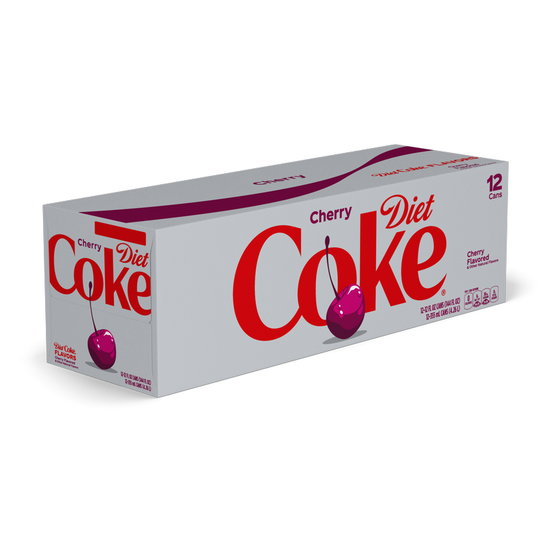 Diet Coke Cherry 12pk 12oz Can
