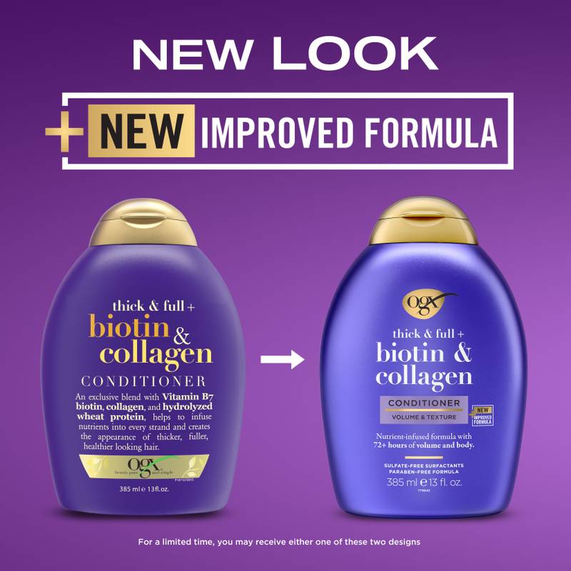 OGX Thick & Full + Biotin & Collagen Conditioner 13 fl oz - OGX