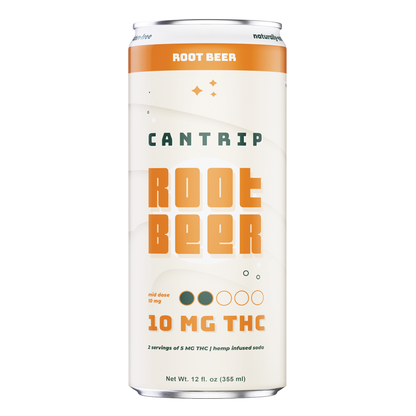 Cantrip Rootbeer 10mg THC Soda 4pk 12oz Can