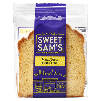 Sweet Sam's Iced Lemon Pound Cake - 3.5oz