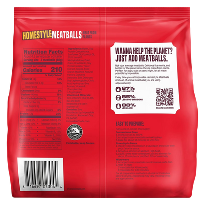 Impossible Homestyle Meatballs 14oz