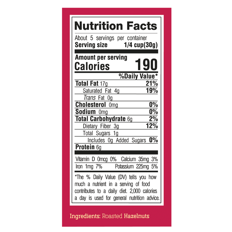 Everyday Nutz Roasted Hazelnuts 5oz