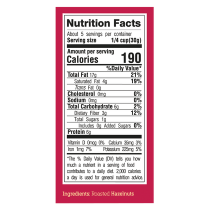 Everyday Nutz Roasted Hazelnuts 5oz
