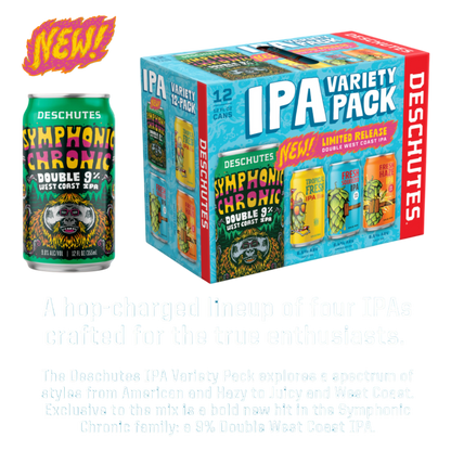 Deschutes Fresh Pack Variety 12pk 12oz Can