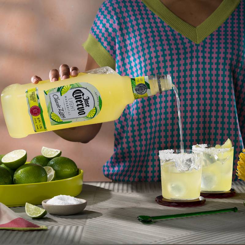 Jose Cuervo Authentic Margarita Classic Lime Light Ready to Drink Cocktail 1.75L 9.95% ABV