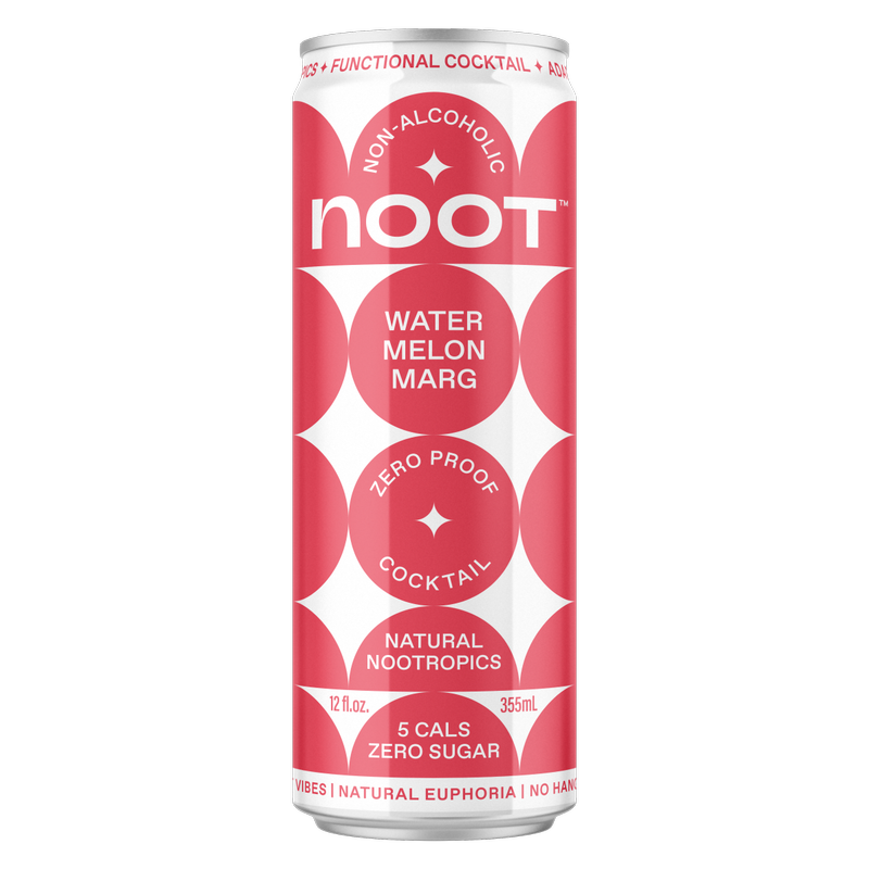 Noot Watermelon Margarita Non-Alcoholic Cocktail 4pk 12oz Can