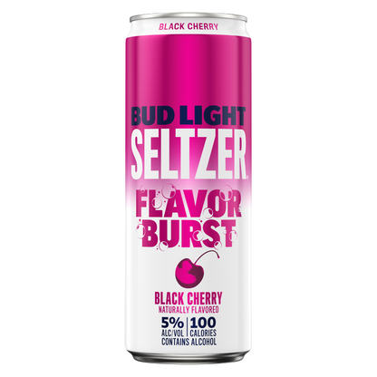 Bud Light Black Cherry Hard Seltzer 12oz Single Can 5% ABV