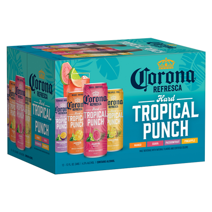 Corona Refresca Tropical Punch Variety 12pk 12oz Can 4.5% ABV