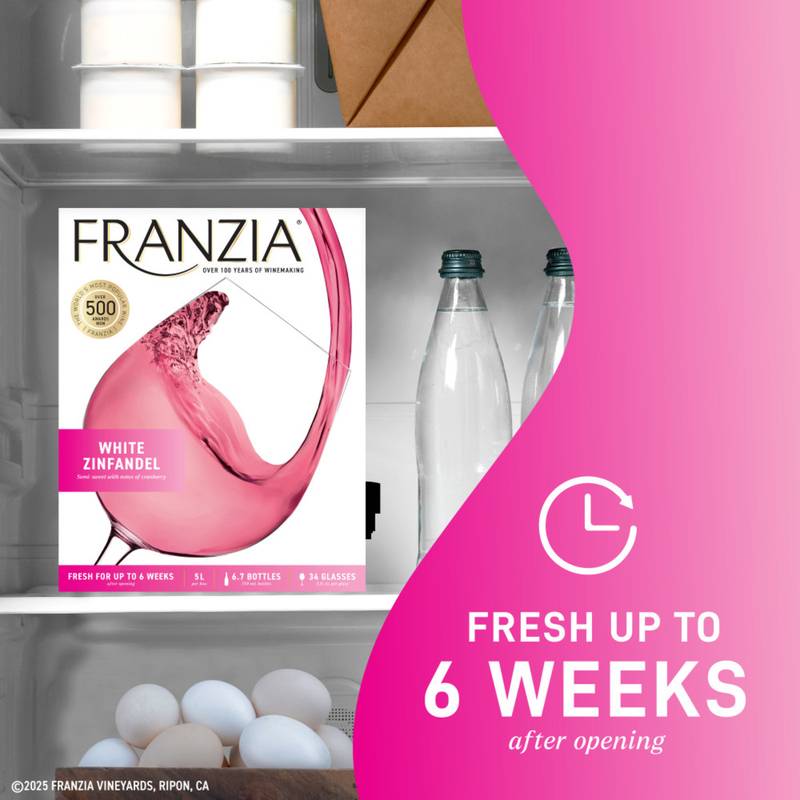 Franzia White Zinfandel 5L Box - Franzia – BevMo!