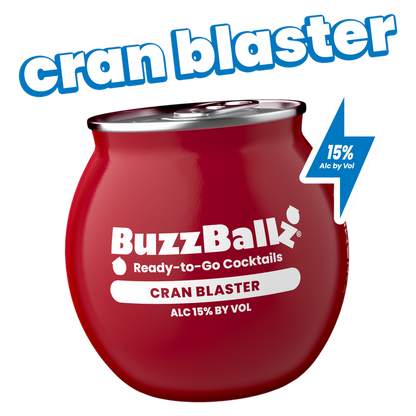Buzzballz Chillers Cranberry 187ml 15% ABV