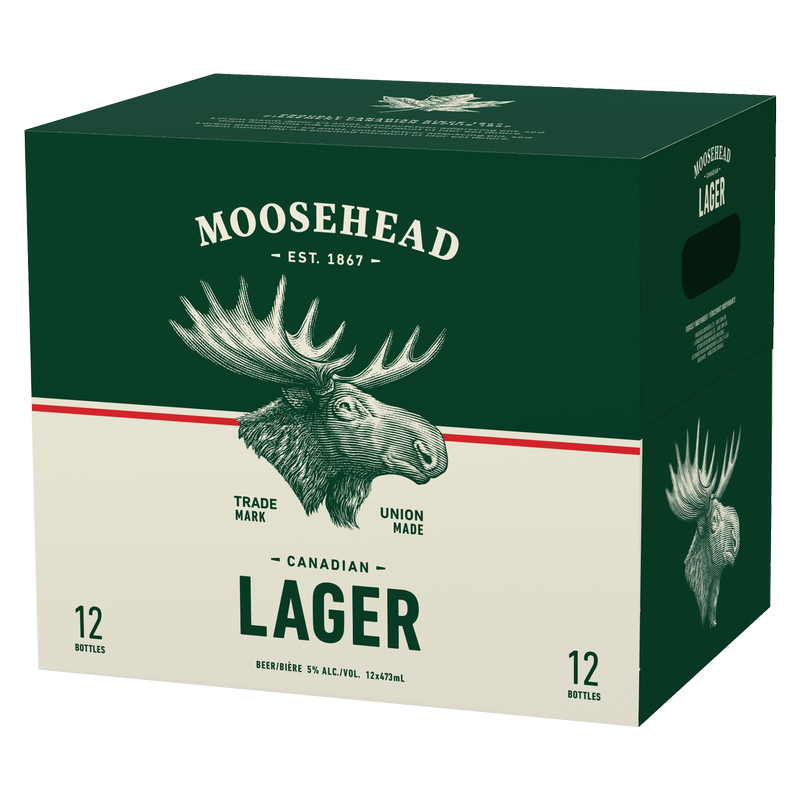 Moosehead Lager 12pk 12oz Btl 5.0% ABV