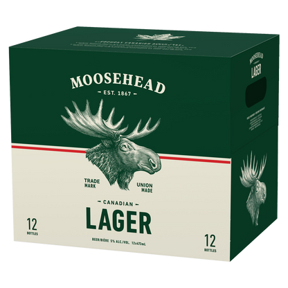 Moosehead Lager 12pk 12oz Btl 5.0% ABV
