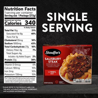 Stouffer's Salisbury Steak 9.62oz