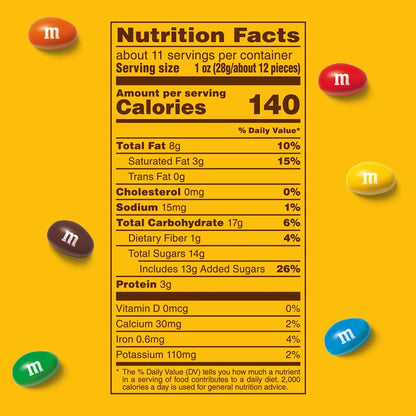 M&M's Peanut Milk Chocolate Candies 10.7oz