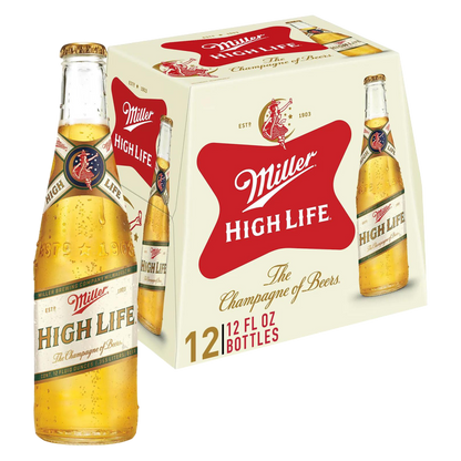 Miller High Life 12pk 12oz Btl 4.6% ABV