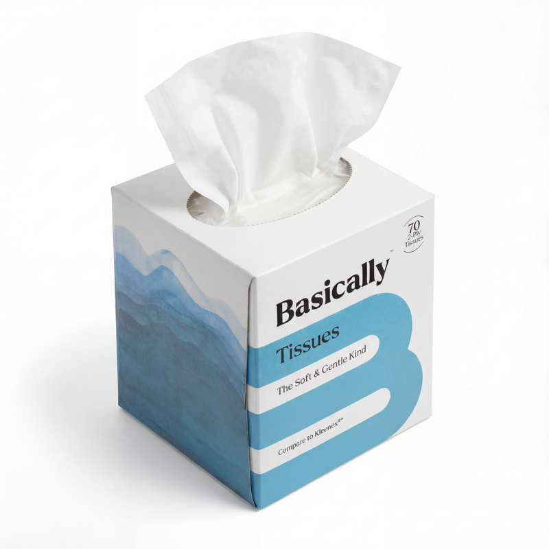 Basically Soft Facial Tissue - 70ct