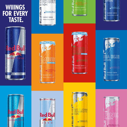 Red Bull Peach Edition White Peach Energy Drink 12oz Can