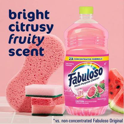 Fabuloso Multi-Purpose Cleaner, Watermelon Scent, 33.8 fl oz