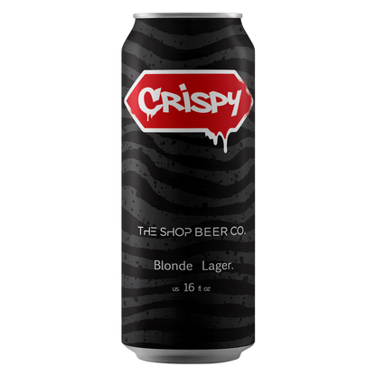 The Shop Beer Co. Crispy Blonde Lager 4pk 16oz Can
