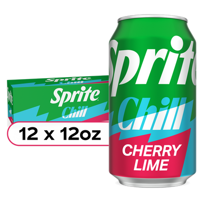 Sprite Chill Cherry Lime 12pk 12oz Can