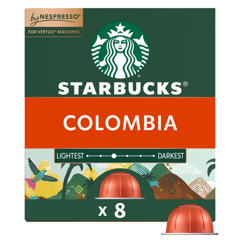 Nespresso Starbucks Vertuo Single-Origin Colombia 8ct 7.77oz Capsules