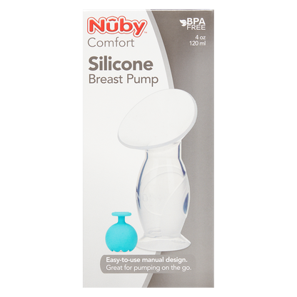 Nuby Comfort Portable & Lightweight Breast Pump with Sealing Plug