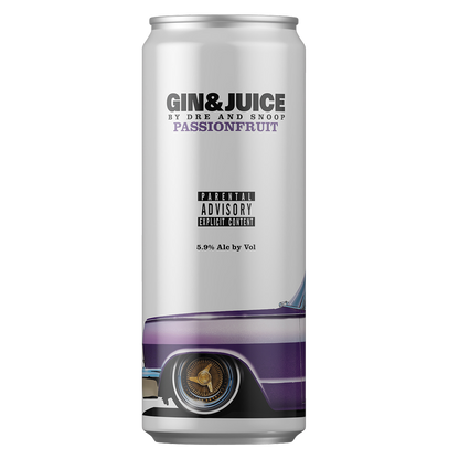 GIN & JUICE Passionfruit 4pk 355ml Can 5.9% ABV