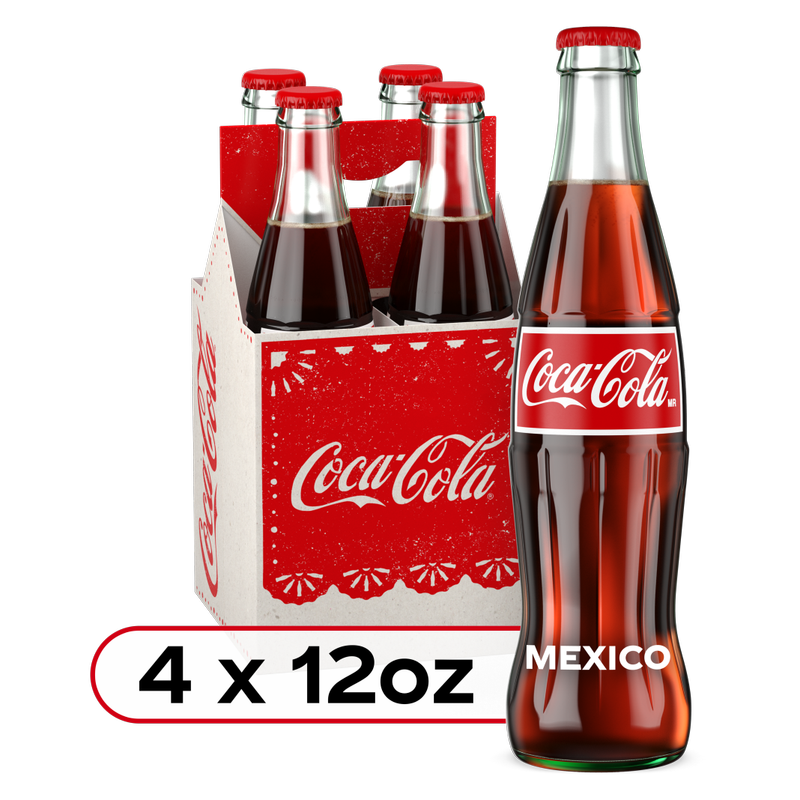 Mexican Coca-Cola 4pk 12oz Btl- XL